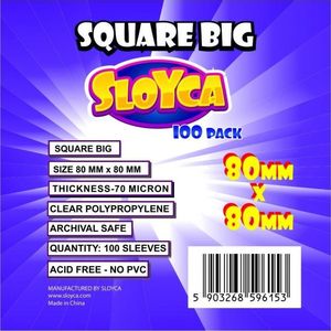 Sloyca Koszulki Square Big 80x80mm (100szt) SLOYCA 1