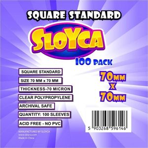 Sloyca Koszulki Square Standard 70x70mm (100szt) SLOYCA 1