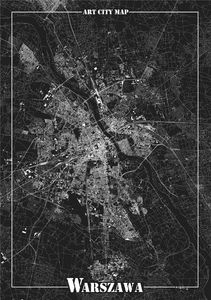 Art-Map Plakat dekoracyjny - Warszawa 1