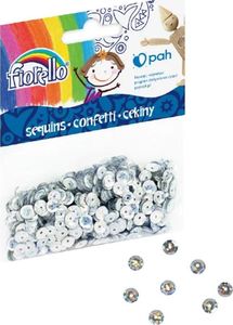 Fiorello Confetti cekiny kółko srebrne FIORELLO 1