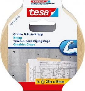 Tesa tesa Grafik- und Fixier-Krepp 25m 19mm 1