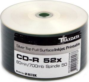 Traxdata CD-R 700 MB 52x 50 sztuk (901OEDRPSN002) 1