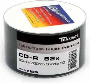 Traxdata CD-R 700 MB 52x 50 sztuk (901OEDRPSN001) 1