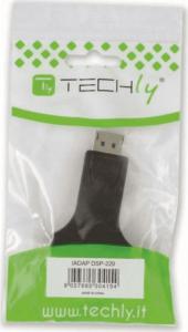 Adapter AV Techly DisplayPort - DVI-I czarny 2