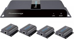 System przekazu sygnału AV Techly Extender Splitter HDMI 1x4 1080p60Hz po Skrętce Cat6 do 40m (IDATA EX-HL41TY) 2