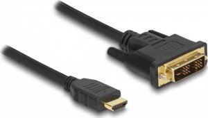 Kabel Delock HDMI - DVI-D 0.5m czarny (85581) 1