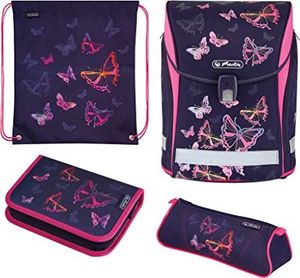 Herlitz Herlitz Schulranzen Midi Plus Rainbow Butterfly 1