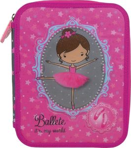 Piórnik Derform Piórnik dwukomorowy XL Baletnica 10 2