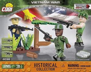 Cobi Historical Collection Vietnam War Wojna w Wietnamie - 3 figurki żołnierzy 26 klocków (2038) 1