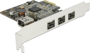 Karta sieciowa Delock DELOCK PCIe-Card > 3x ect. FireWire B + int. FireWire A 1