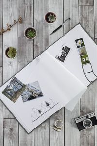 Hama Fine Art Jumbo-Album 30x30 80 white pages szary 2782 3