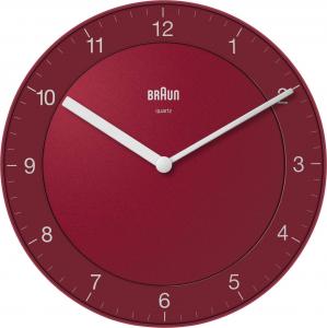 Braun BC 06 R zegar ścienny kwarcowy, czerwony (67096) 1