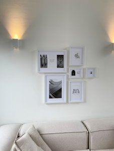 Ramka Deknudt Deknudt S46YK WALL picture wall w. 6 white wooden Frames 3