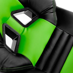 Fotel Arozzi Monza Czarno-zielony (MONZA-GN) 5