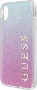 Guess Guess GUHCPXPCUGLPBL iPhone X/Xs różowo-niebieski/pink blue hard case Gradient Glitter 3