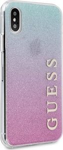 Guess Guess GUHCPXPCUGLPBL iPhone X/Xs różowo-niebieski/pink blue hard case Gradient Glitter 5