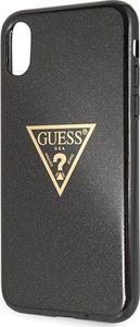Guess Guess GUHCPXSGTLBK iPhone X/Xs czarny/black hard case Glitter Triangle 3