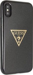 Guess Guess GUHCPXSGTLBK iPhone X/Xs czarny/black hard case Glitter Triangle 5