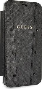 Guess Guess GUFLBKPXKASABK iPhone X/Xs czarny/black book Kaia Saffiano 4