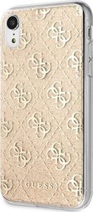 Guess Guess GUHCI61PCU4GLGO iPhone Xr złoty/gold hard case 4G Glitter 2