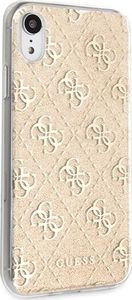 Guess Guess GUHCI61PCU4GLGO iPhone Xr złoty/gold hard case 4G Glitter 5