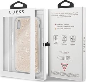 Guess Guess GUHCI61PCU4GLGO iPhone Xr złoty/gold hard case 4G Glitter 7