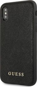 Guess Guess GUHCI65SLSABK iPhone Xs Max czarny/black hard case Saffiano 2