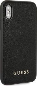 Guess Guess GUHCI65SLSABK iPhone Xs Max czarny/black hard case Saffiano 5