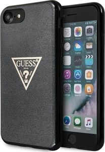 Guess Guess GUHCI8SGTLBK iPhone 7/8 czarny/black hard case Glitter Triangle 1