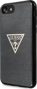 Guess Guess GUHCI8SGTLBK iPhone 7/8 czarny/black hard case Glitter Triangle 2
