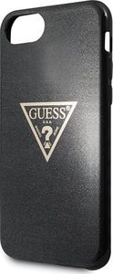 Guess Guess GUHCI8SGTLBK iPhone 7/8 czarny/black hard case Glitter Triangle 3