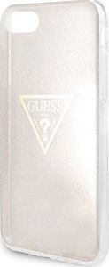 Guess Guess GUHCI8SGTLGO iPhone 7/8 złoty/gold hard case Glitter Triangle 3