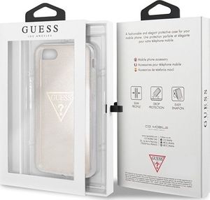 Guess Guess GUHCI8SGTLGO iPhone 7/8 złoty/gold hard case Glitter Triangle 7
