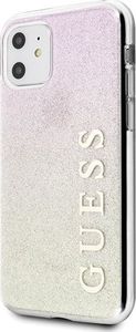 Guess Guess GUHCN61PCUGLGPI iPhone 11 różowo-złoty/gold pink hard case Gradient Glitter 2