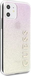 Guess Guess GUHCN61PCUGLGPI iPhone 11 różowo-złoty/gold pink hard case Gradient Glitter 5