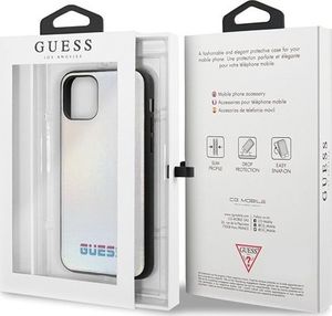 Guess Guess GUHCN58BLD iPhone 11 Pro srebrny /silver hard case Iridescent 7