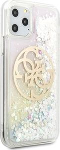 Guess Guess GUHCN58LGIRGP iPhone 11 Pro hard case Gradient Liquid Glitter Circle Logo 5
