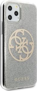 Guess Guess GUHCN58PCUGLLG iPhone 11 Pro jasnoszary/light grey hard case Glitter 4G Circle Logo 5