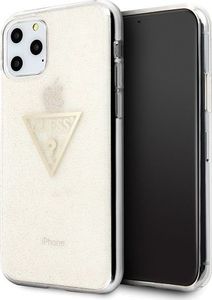 Guess Guess GUHCN58SGTLGO iPhone 11 Pro złoty/gold hard case Glitter Triangle 1