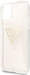 Guess Guess GUHCN58SGTLGO iPhone 11 Pro złoty/gold hard case Glitter Triangle 3