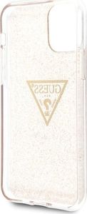 Guess Guess GUHCN58SGTLGO iPhone 11 Pro złoty/gold hard case Glitter Triangle 4