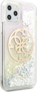 Guess Guess GUHCN65LGIRGP iPhone 11 Pro Max hard case Gradient Liquid Glitter Circle Logo 5