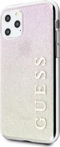 Guess Guess GUHCN65PCUGLGPI iPhone 11 Pro Max różowo-złoty/gold pink hard case Gradient Glitter 2