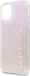 Guess Guess GUHCN65PCUGLGPI iPhone 11 Pro Max różowo-złoty/gold pink hard case Gradient Glitter 3
