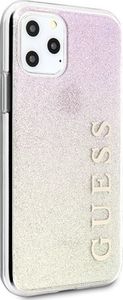 Guess Guess GUHCN65PCUGLGPI iPhone 11 Pro Max różowo-złoty/gold pink hard case Gradient Glitter 5