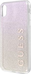 Guess Guess GUHCPXPCUGLGPI iPhone X/Xs różowo-złoty/gold pink hard case Gradient Glitter 3
