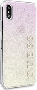 Guess Guess GUHCPXPCUGLGPI iPhone X/Xs różowo-złoty/gold pink hard case Gradient Glitter 5