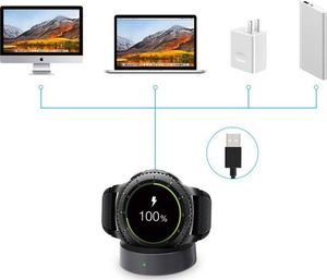 Alogy Ładowarka stacja dokująca Alogy do Samsung Gear S2 S3 Galaxy Watch uniwersalny 10