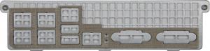 SuperMicro Osłona portów I/O dla płyt X9DB3 (MCP-260-00061-0N) 2