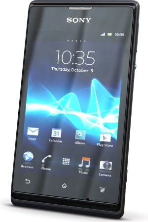 Smartfon Sony 4 GB Czarny  (Xperia E Single Sim Black / C1505 + AN401 ładowarka samochodowa) 3
